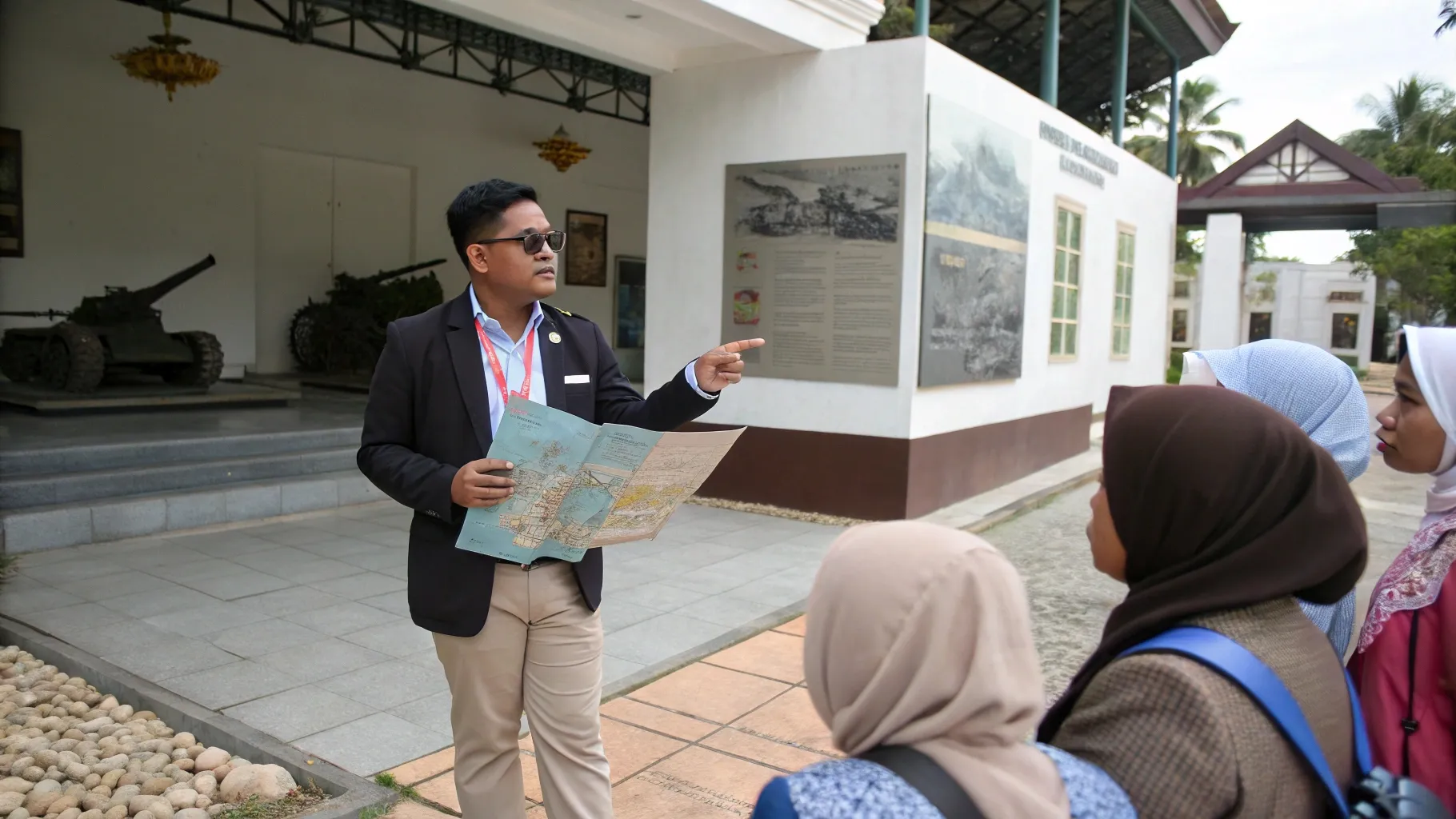 Professional historian guides with extensive knowledge of Pacific War campaigns in Morotai island