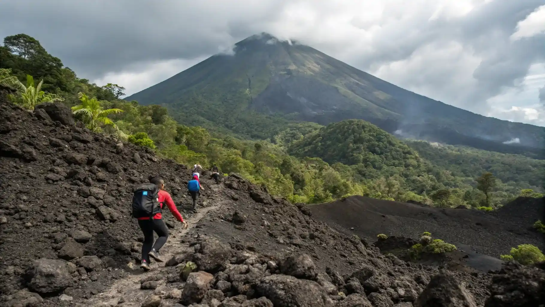  Dukono volcano trekking on neighboring Halmahera Island